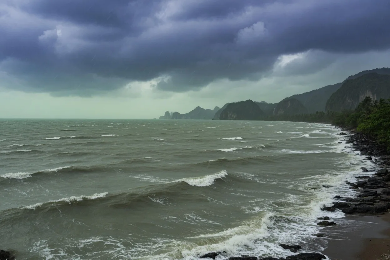 Which coast when — on the ground.